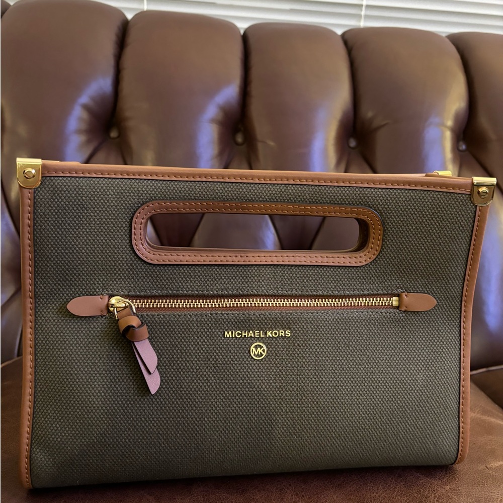Michael Kors Jane Canvas Crossbody